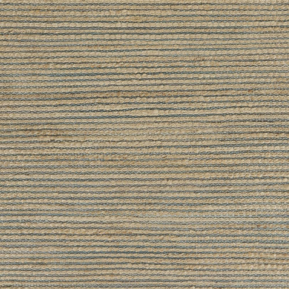 8’ x 10’ Tan and Blue Undertone Striated Area Rug Natural/Blue. Picture 1
