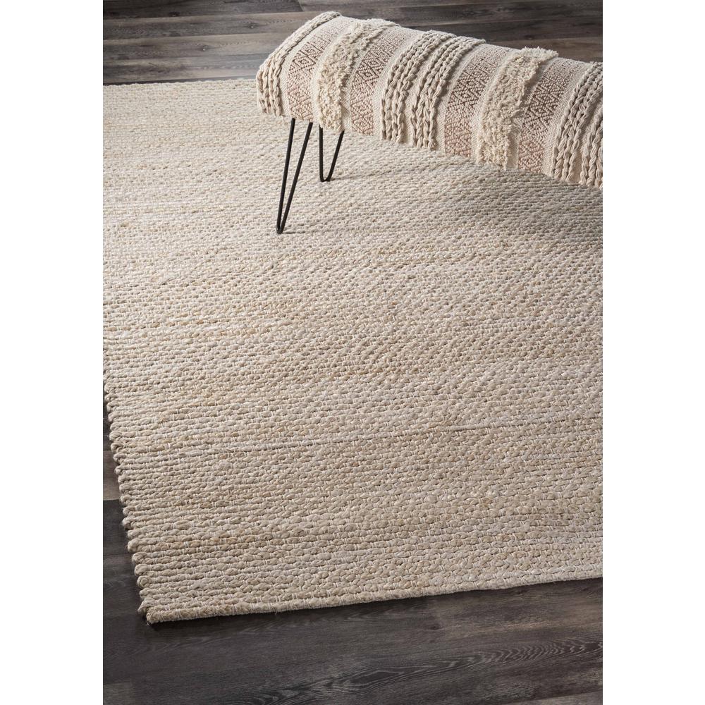 5’ x 8’ Natural Bleached Contemporary Area Rug BLEACH. Picture 7