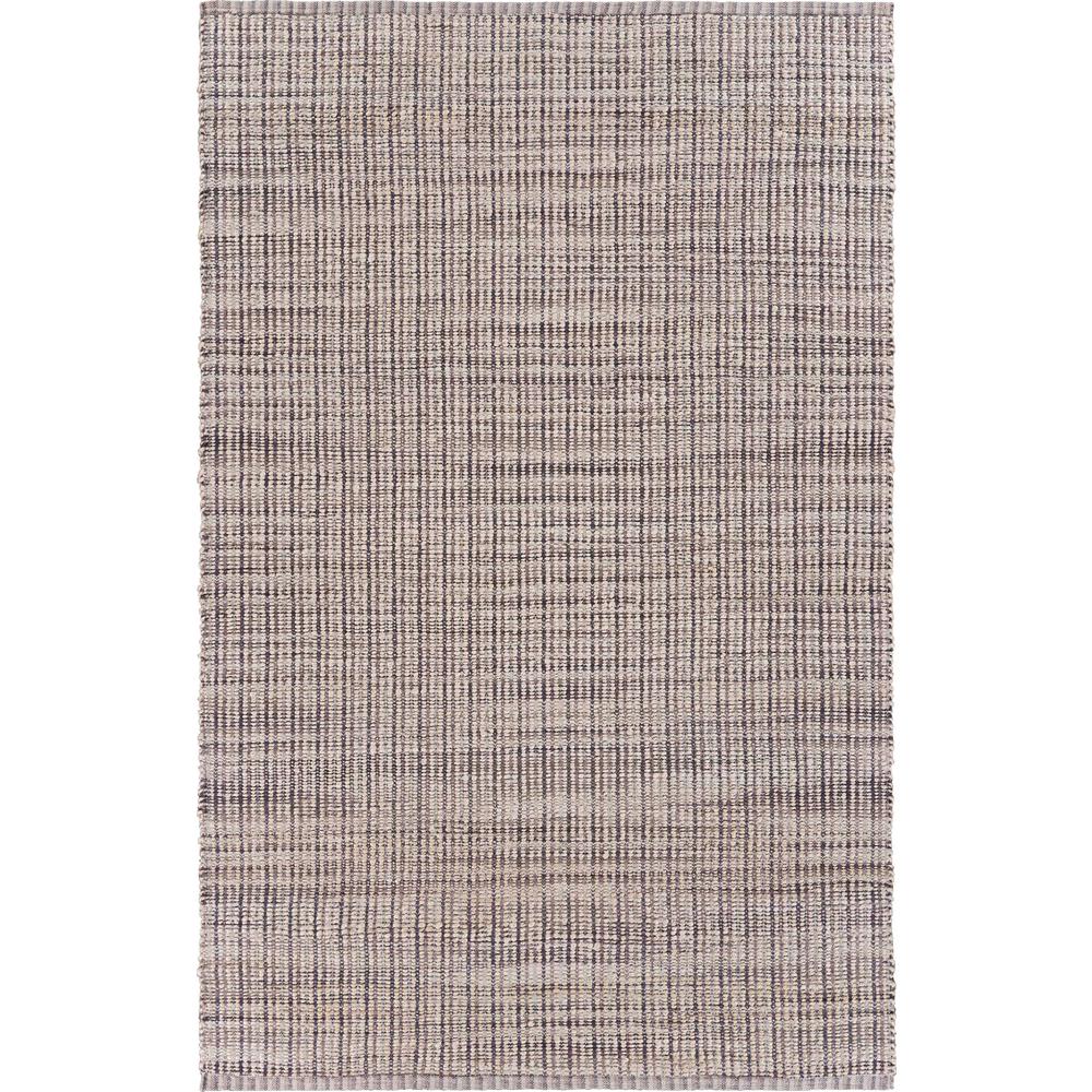 5’ x 8’ Brown and Beige Toned Jute Area Rug BROWN. Picture 1