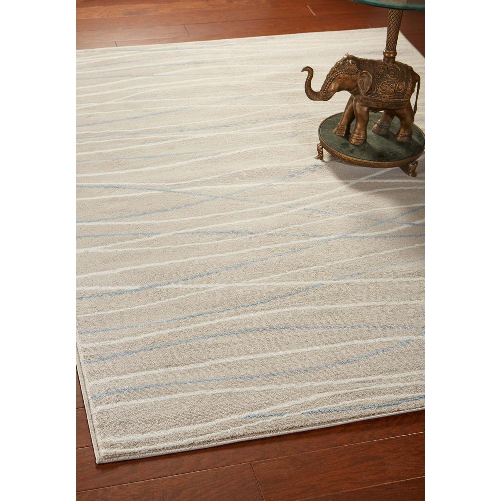 8’ x 10’ Gray Contemporary Waves Area Rug Gray. Picture 7