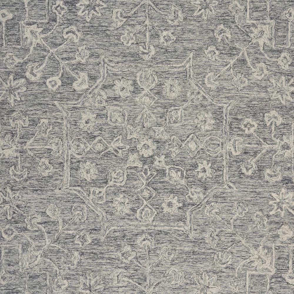 3’ x 5’ Gray Floral Finesse Area Rug Gray. Picture 2