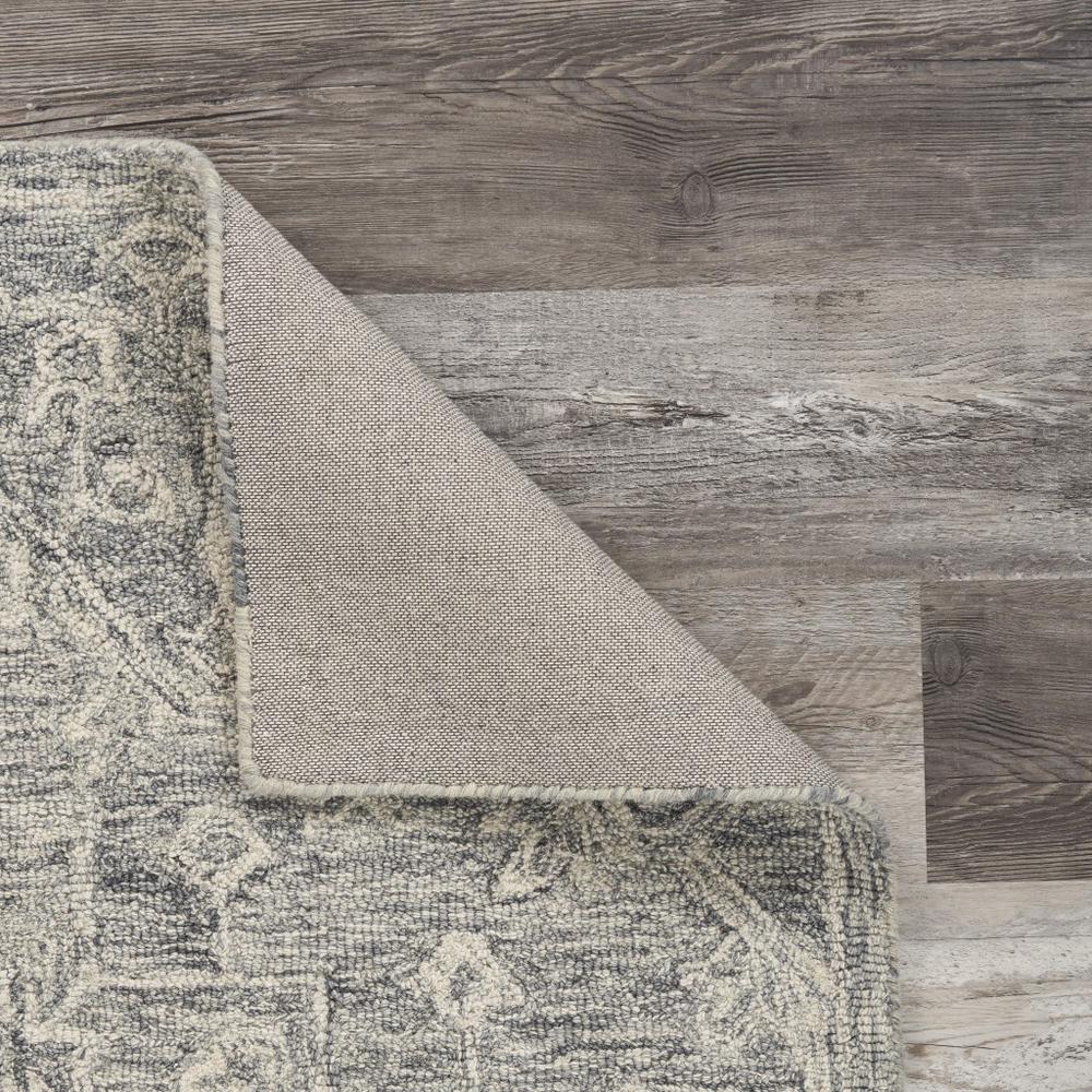 3’ x 5’ Gray Floral Finesse Area Rug Gray. Picture 4