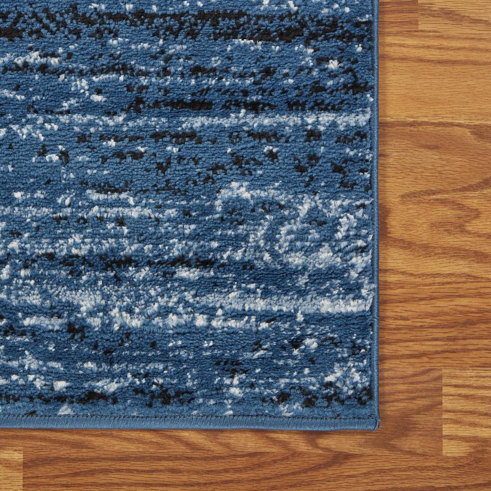 8’ x 10’ Blue Abstract Ocean Area Rug Blue. Picture 6
