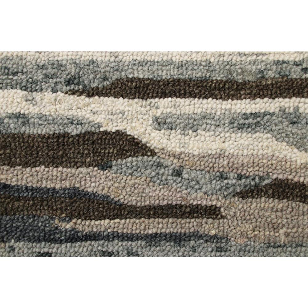 4’ Round Brown and Gray Camouflage Area Rug Multi. Picture 2