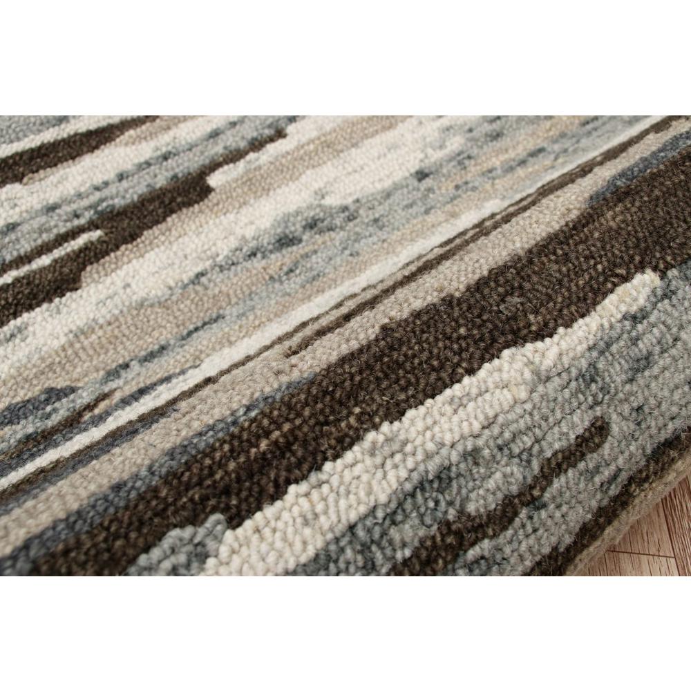 4’ Round Brown and Gray Camouflage Area Rug Multi. Picture 6