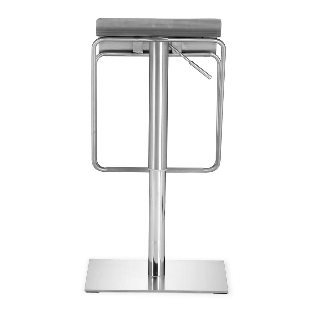 Dazzer Barstool Brushed Stainless Steel Silver. Picture 4