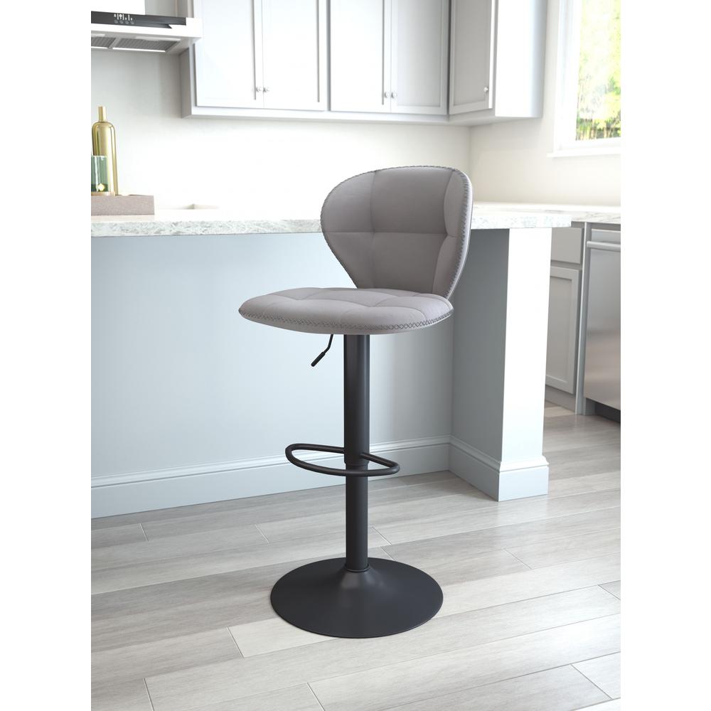 Salem Bar Chair Gray Gray. Picture 6