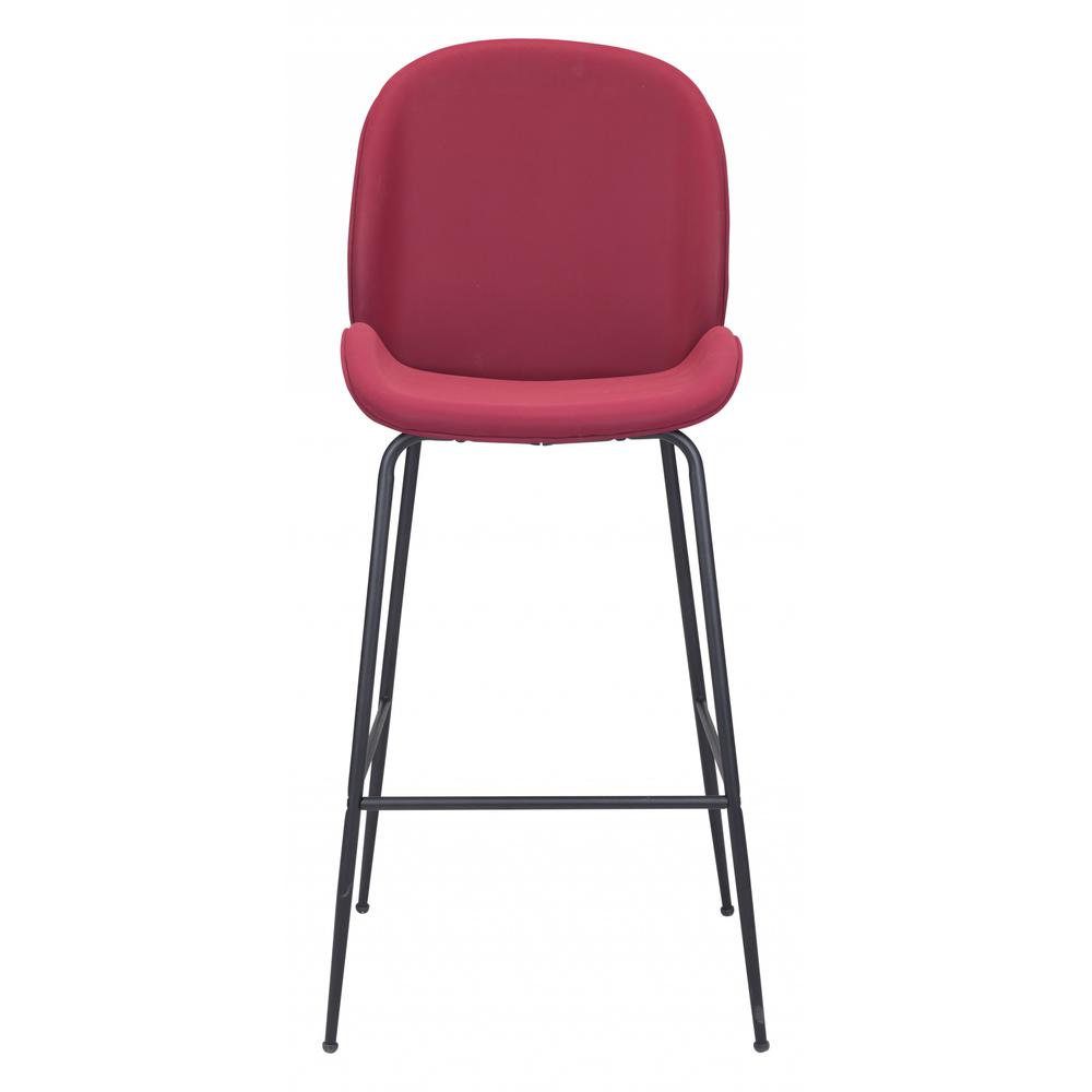 Miles Bar Chair Red Red. Picture 3