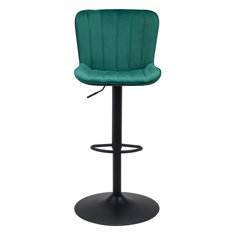 Tarley Bar Chair Green Green Velvet. Picture 3