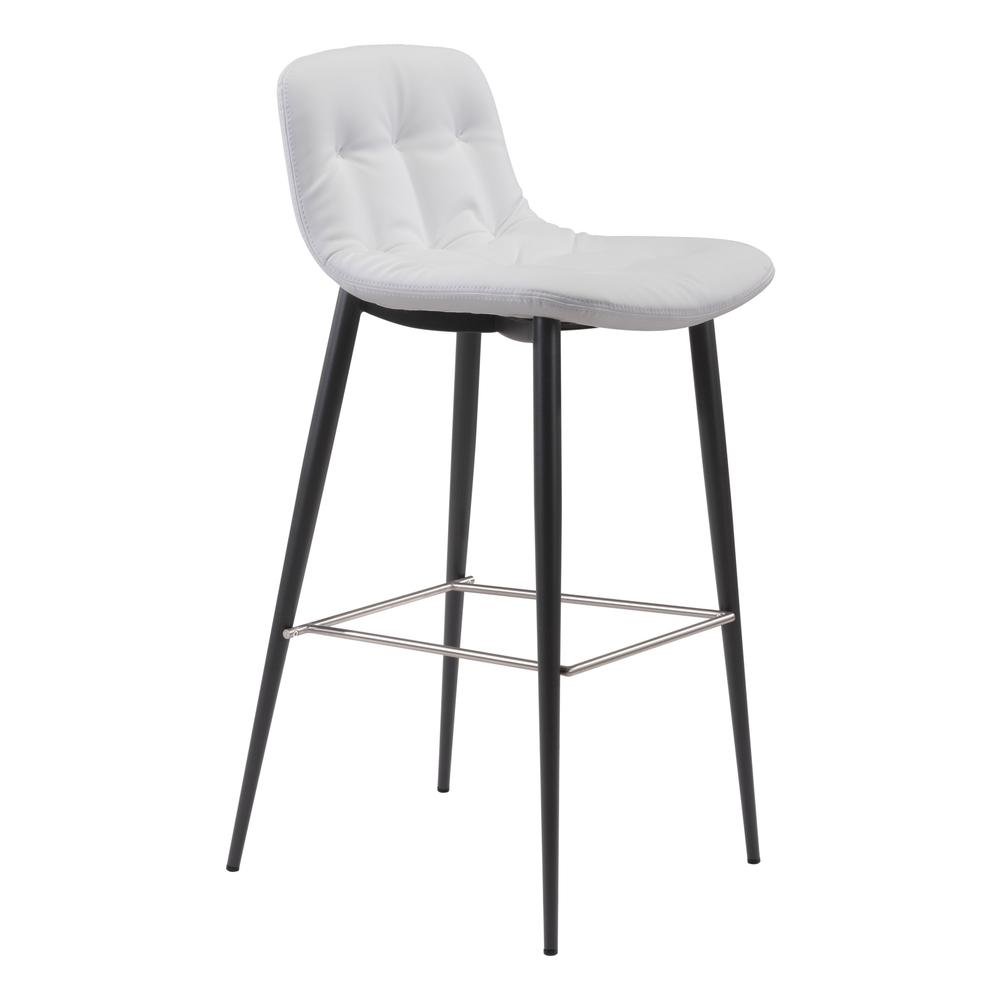 Tangiers Bar Chair (Set of 2) White White. Picture 2