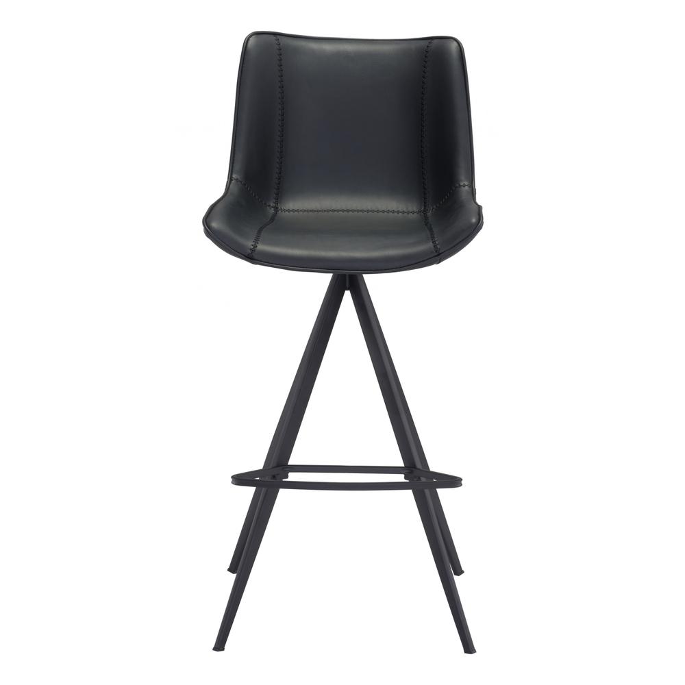 Aki Bar Chair (Set of 2) Black Black. Picture 4