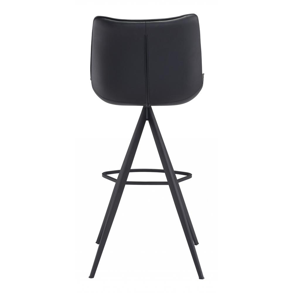 Aki Bar Chair (Set of 2) Black Black. Picture 5