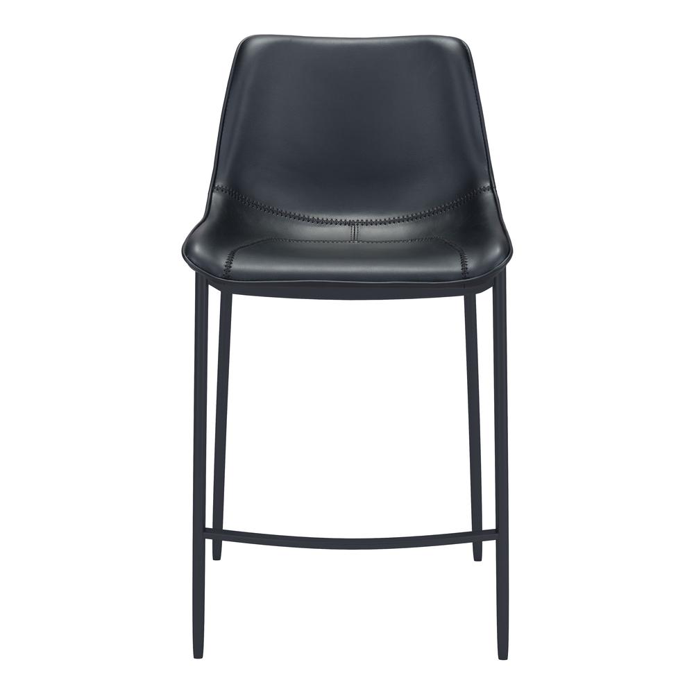 Magnus Bar Chair (Set of 2) Black Black. Picture 4