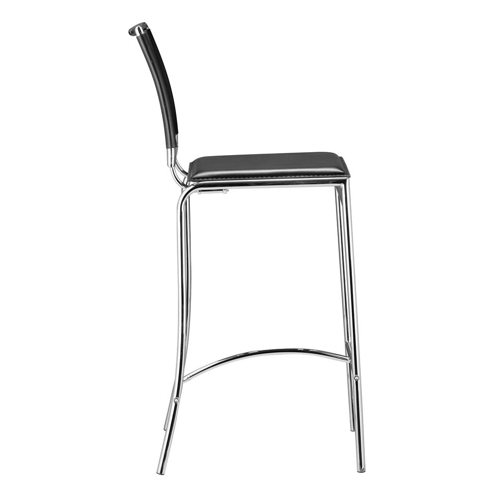 Soar Bar Chair (Set of 2) Black Black. Picture 3