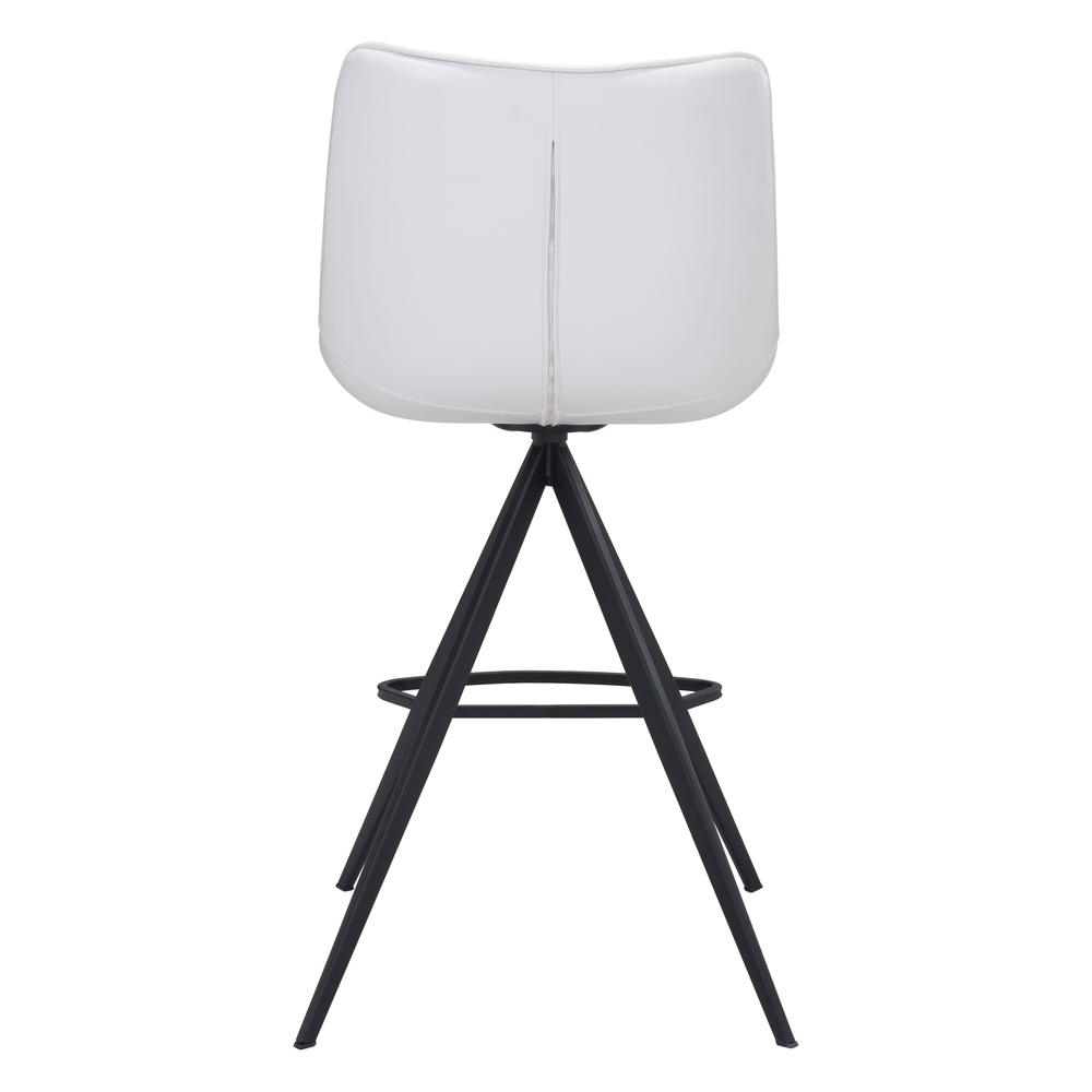 Aki Counter Chair (Set of 2) White & Black White & Black. Picture 5
