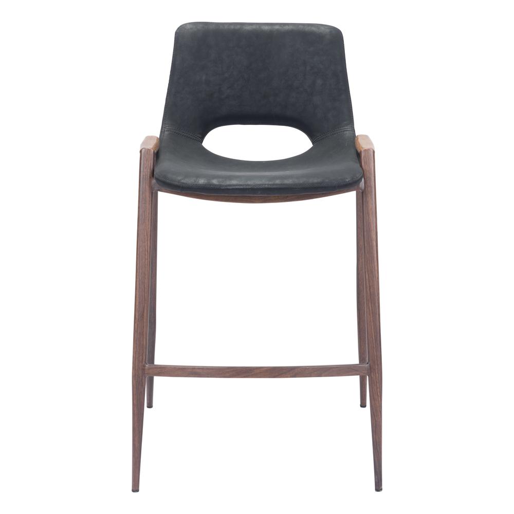 Desi Counter Chair (Set of 2) Black Black. Picture 4