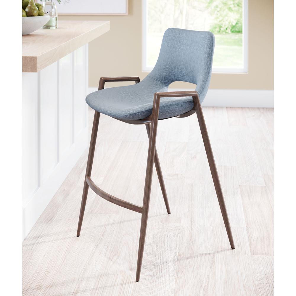 Desi Counter Chair (Set of 2) Gray Gray. Picture 7