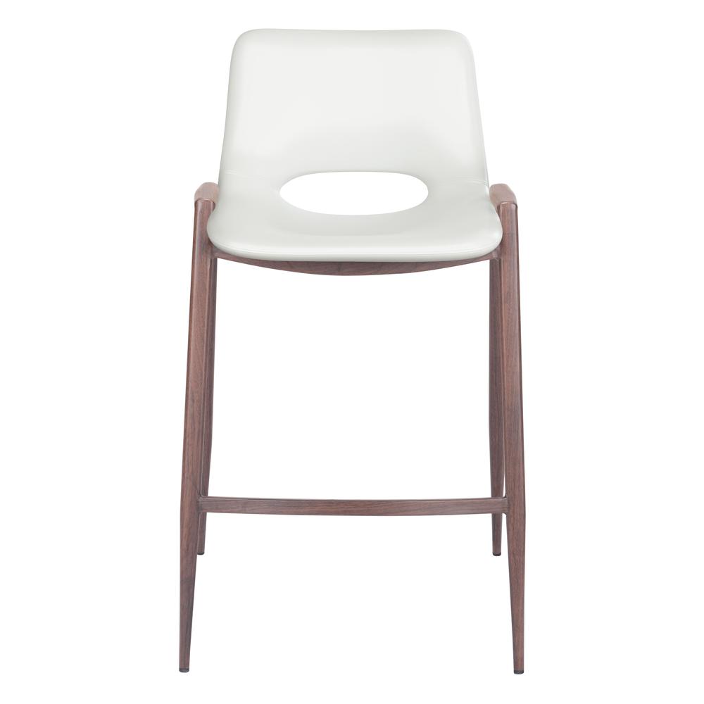Desi Counter Chair (Set of 2) White White. Picture 4