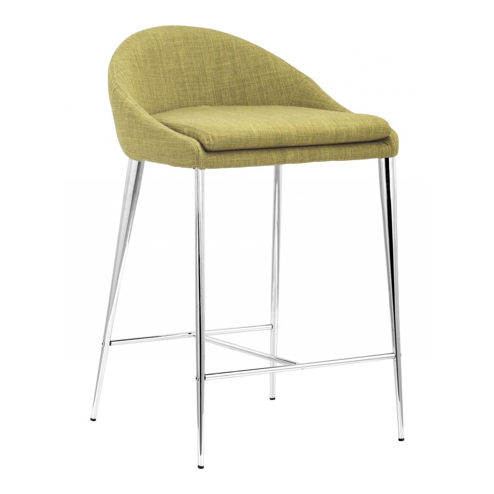 Reykjavik Counter Chair (Set of 2) Pea Green Pea Green. Picture 2