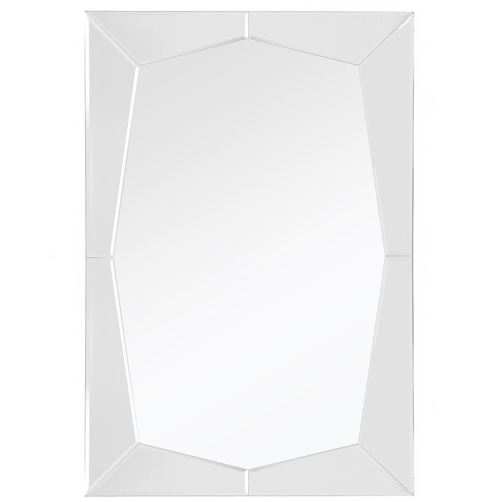 Clear Rectangle Accent Glass Mirror. Picture 1