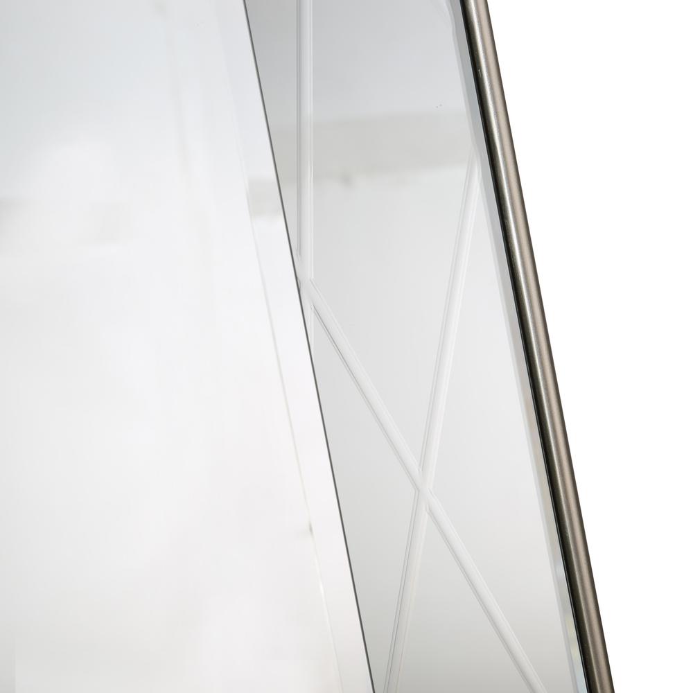 Champagne Rectangle Accent Metal Mirror. Picture 7