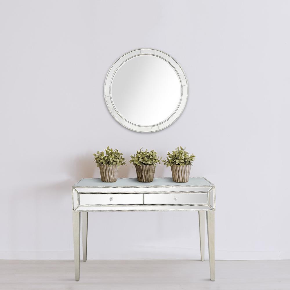 Silver Beaded Console Table. Picture 8