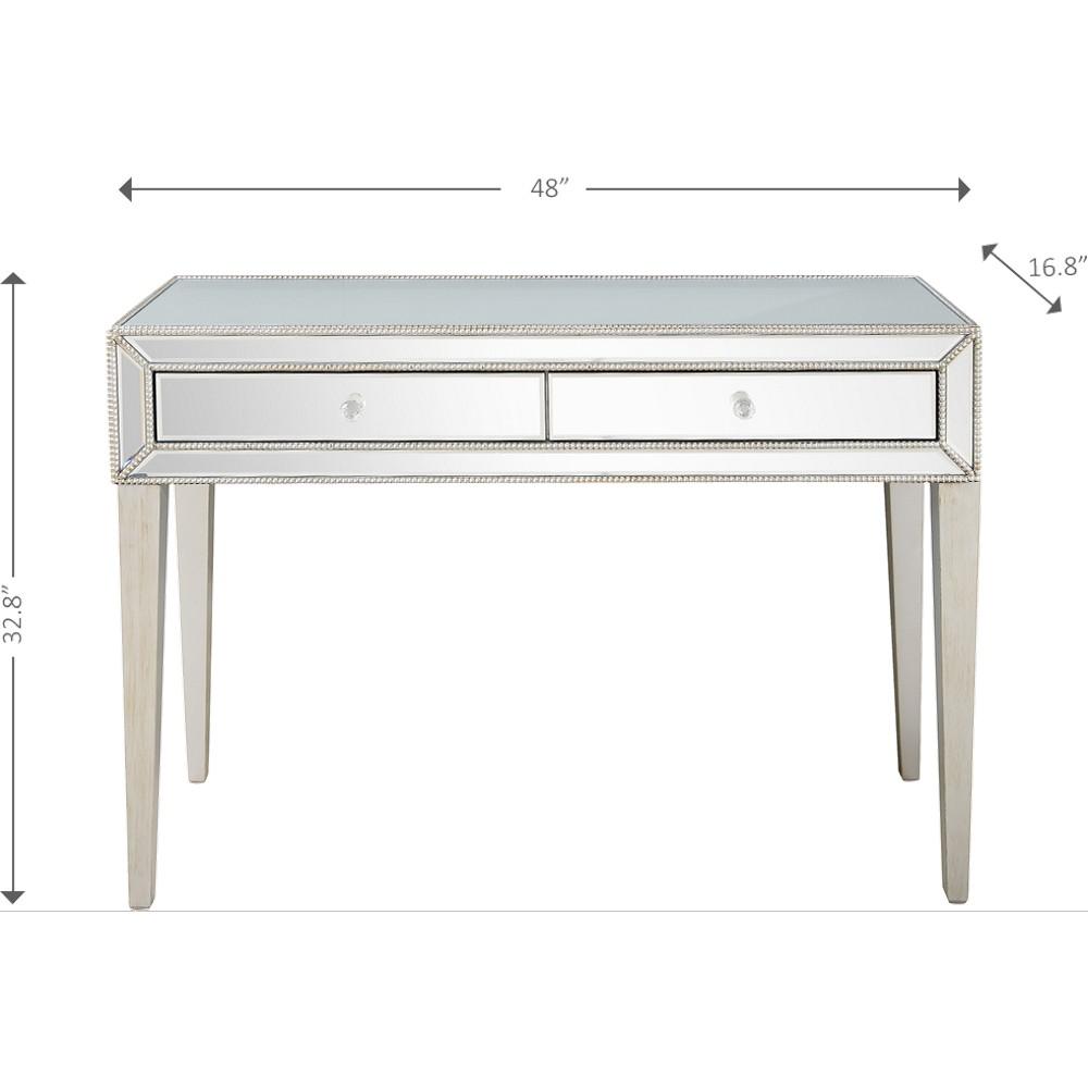 Silver Beaded Console Table. Picture 9