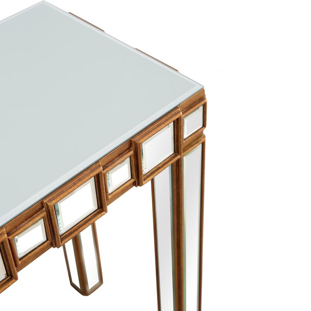 Square Reflective Mirror Console Table. Picture 9