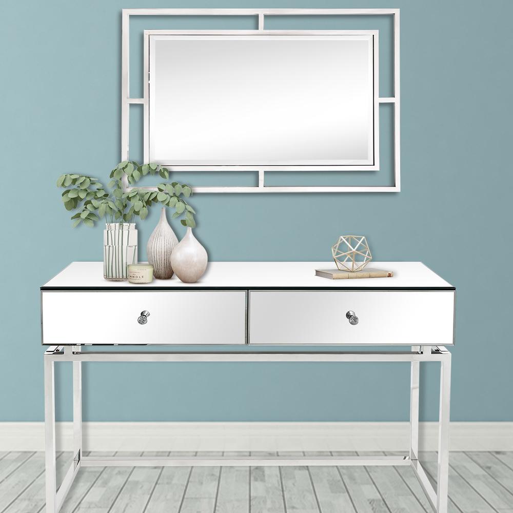 Silver Chic Mirror and Console Table. Picture 6