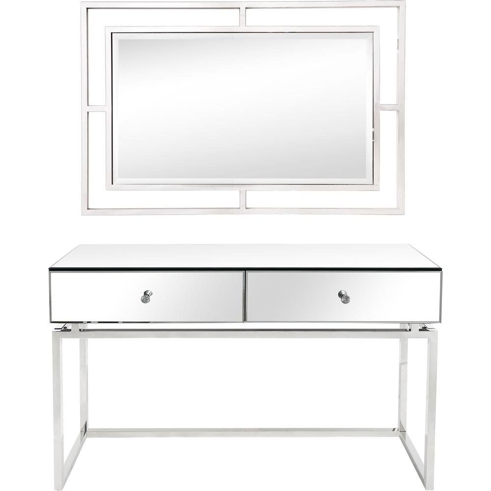 Silver Chic Mirror and Console Table. Picture 3