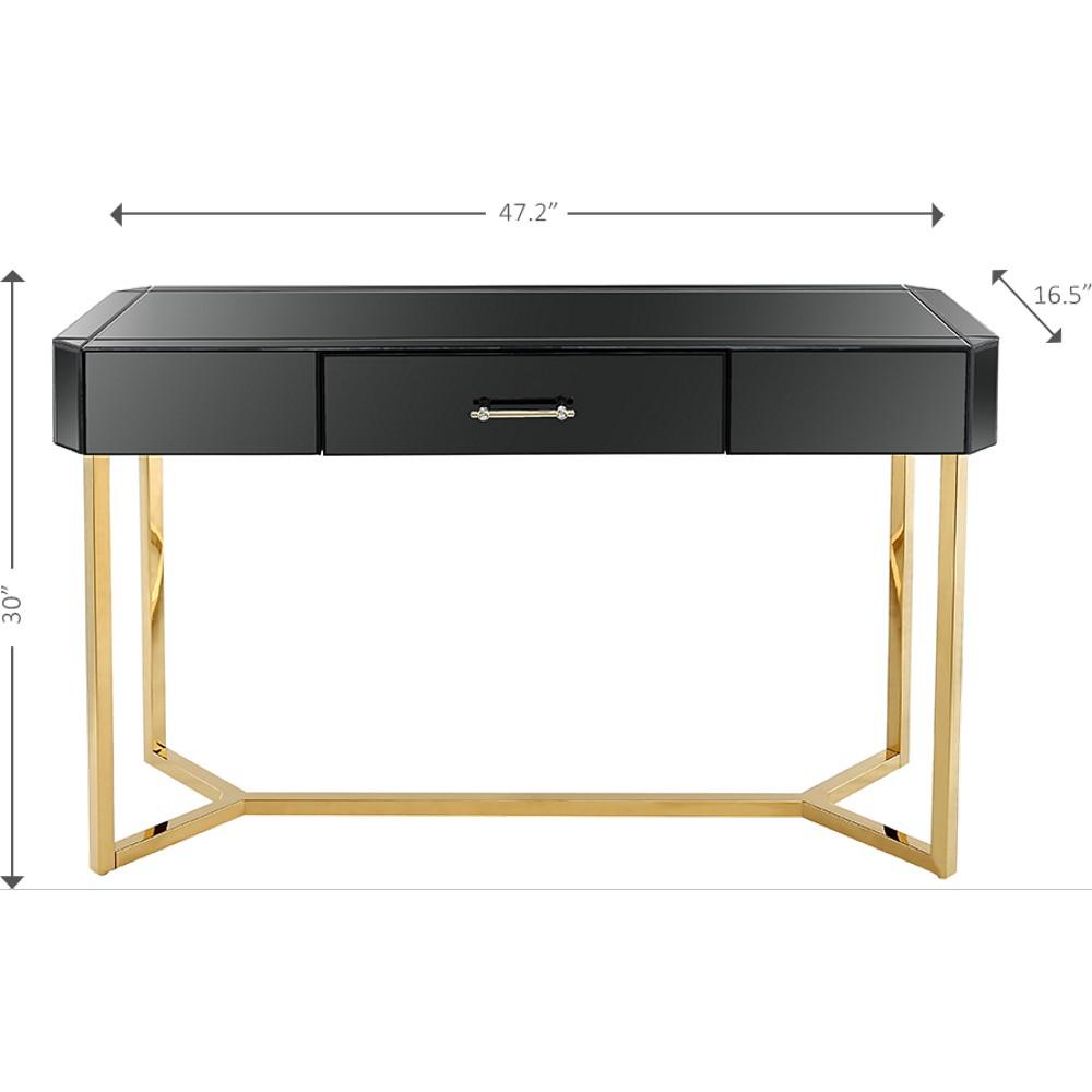Black and Gold Console Table. Picture 7