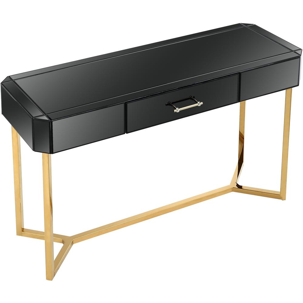 Black and Gold Console Table. Picture 2