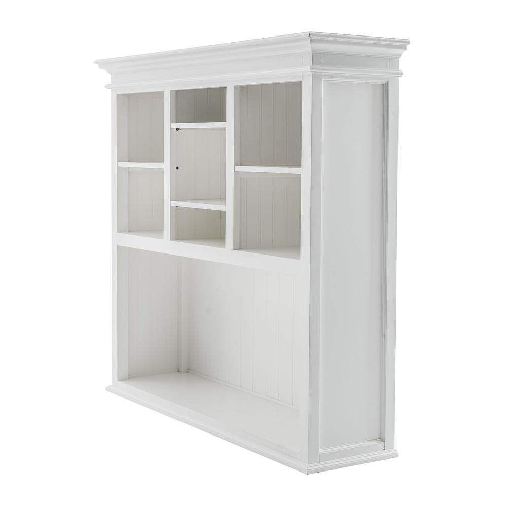 Classic White Buffet Hutch Unit with 2 Adjustable Shelves. Picture 9