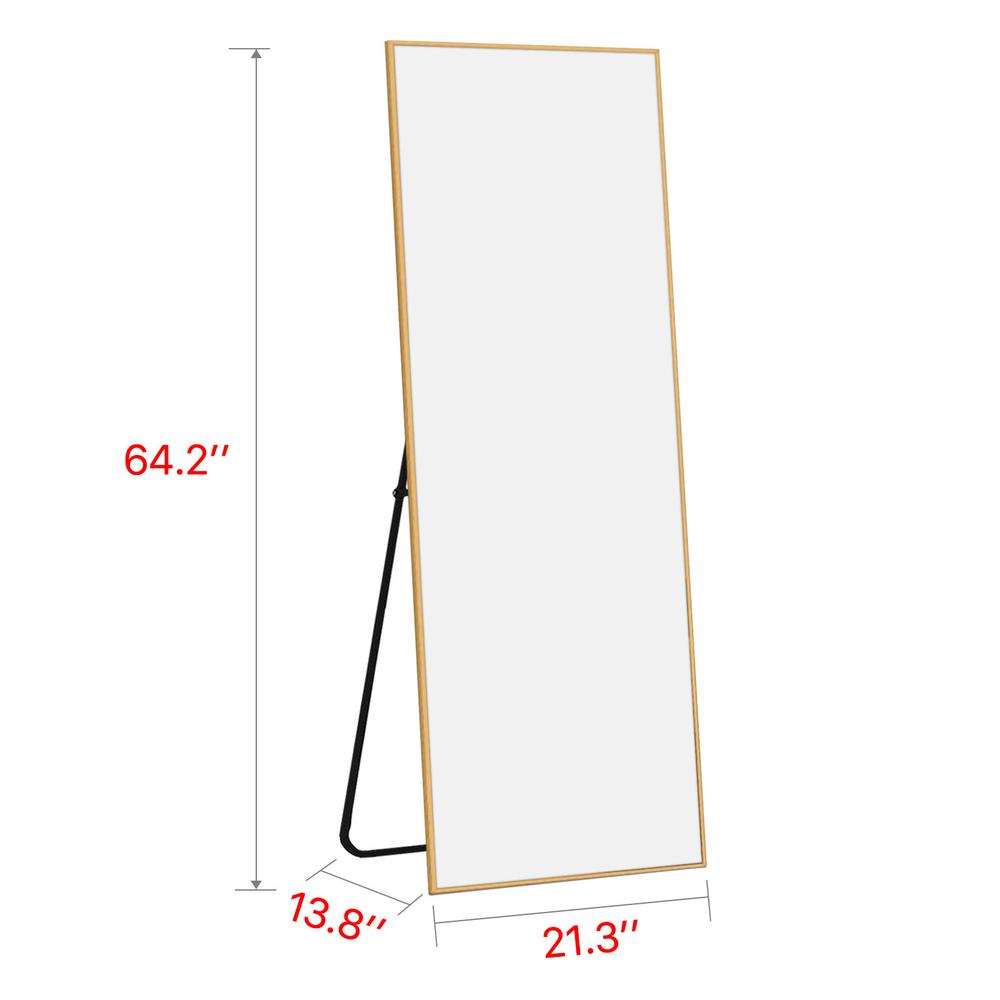 Freestanding Gold Mirror. Picture 6