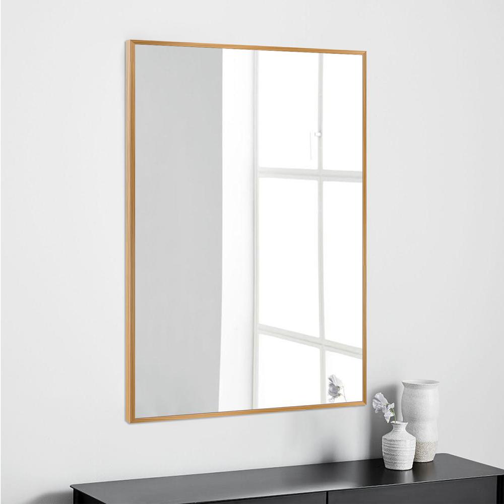 Gold Rectangular Wall Mirror. Picture 4