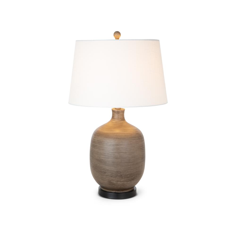 Set of 2 Brown Transitional Table Lamps. Picture 3