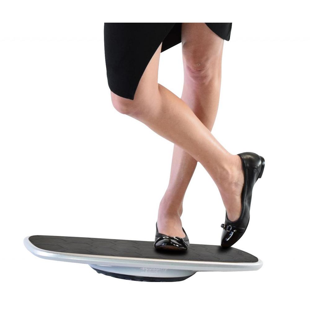 Black and White Active Standing Desk Balance Board. Picture 2