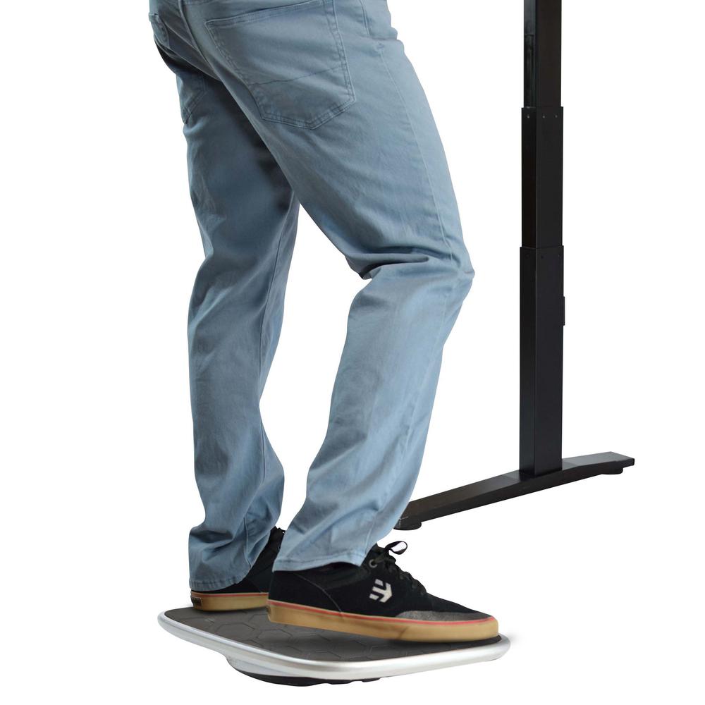 Black and White Active Standing Desk Balance Board. Picture 4