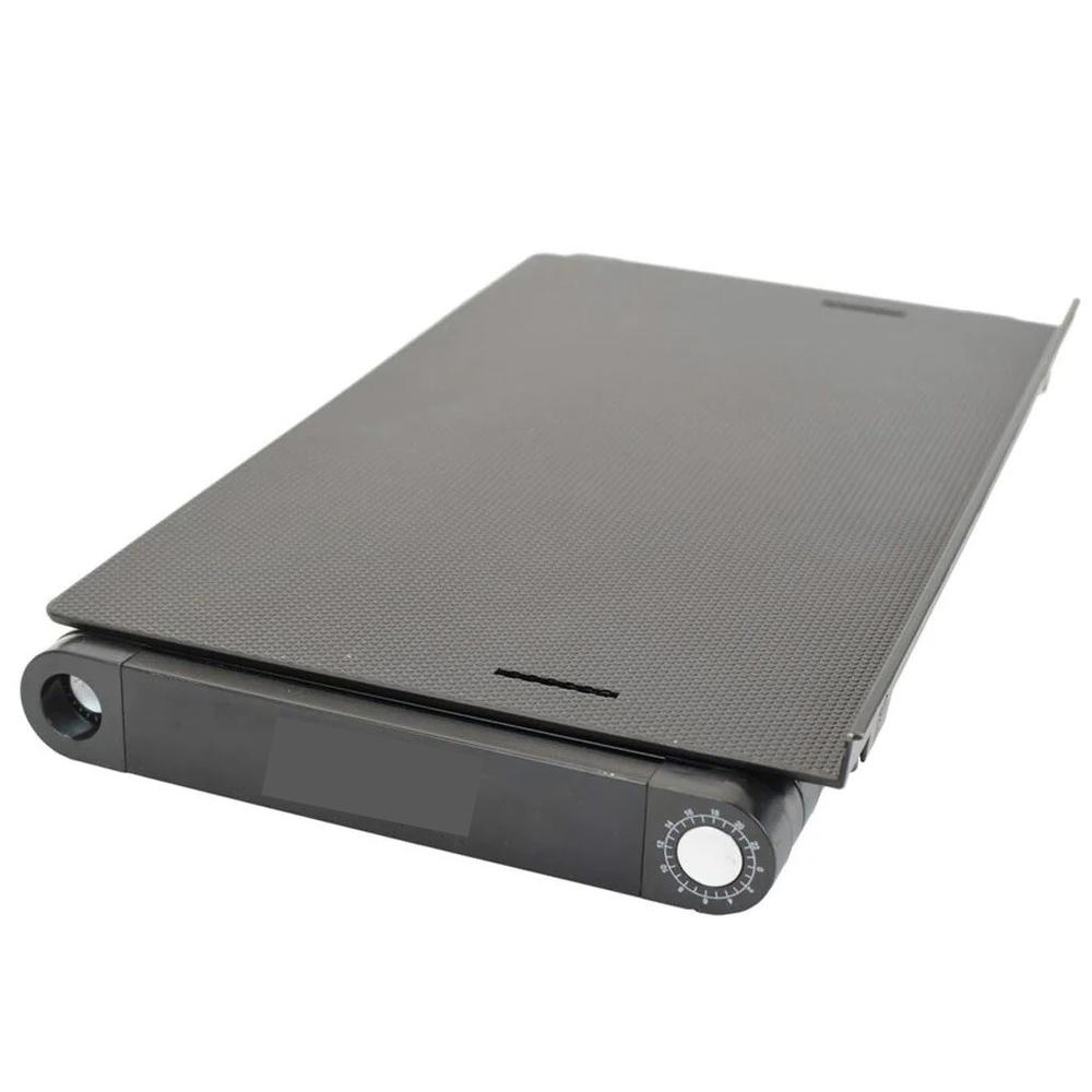Black Folding Laptop Desk or Laptop Stand with Mousepad. Picture 2