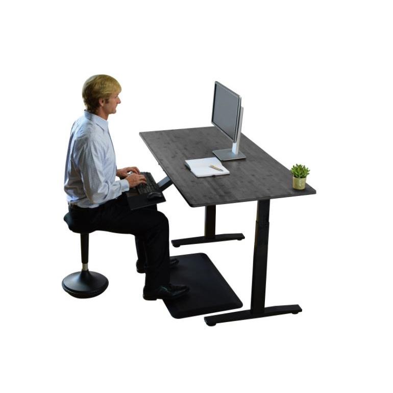 Premier Black Dual Motor Electric Office Adjustable Standing Desk. Picture 4