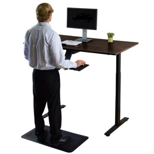 Premier Black Dual Motor Electric Office Adjustable Standing Desk. Picture 5
