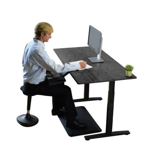 Premier Black Dual Motor Electric Office Adjustable Standing Desk. Picture 3