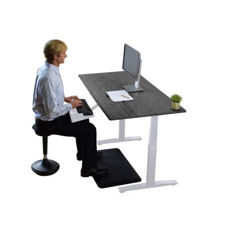 Premier 52" White Dual Motor Electric Office Adjustable Standing Desk. Picture 4