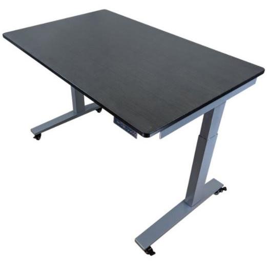 Premier 45" Gray Dual Motor Electric Office Adjustable Standing Desk. Picture 1