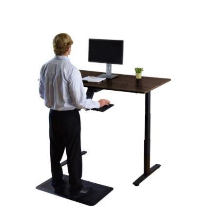 Premier 52" Black Dual Motor Electric Office Adjustable Standing Desk. Picture 6