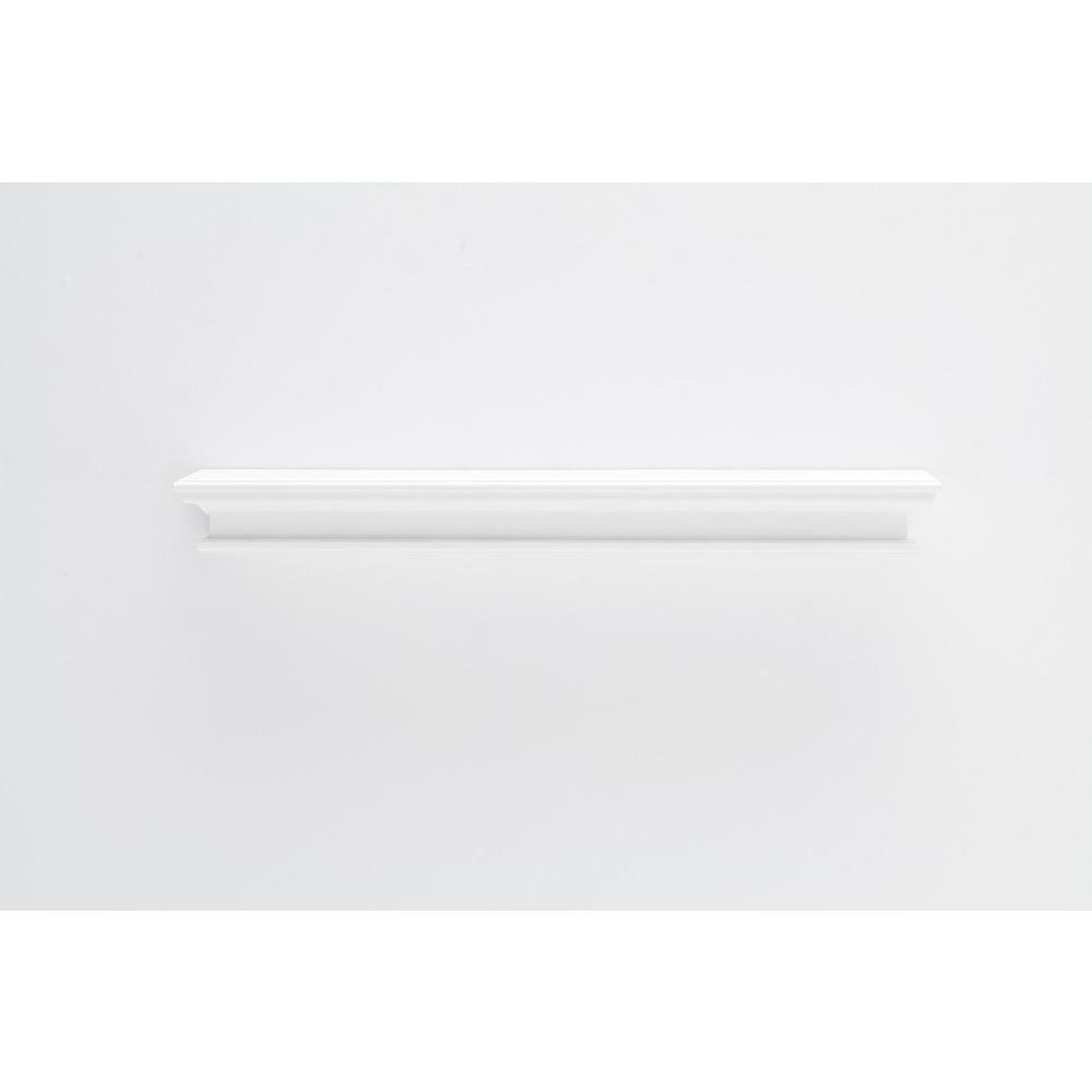 47" Classic White XL Floating Wall Shelf. Picture 9