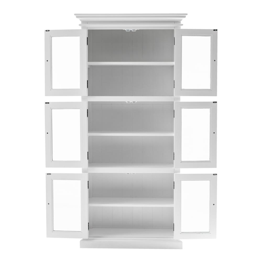 Classic White Three Level Storage Cabinet Classic White. Picture 2