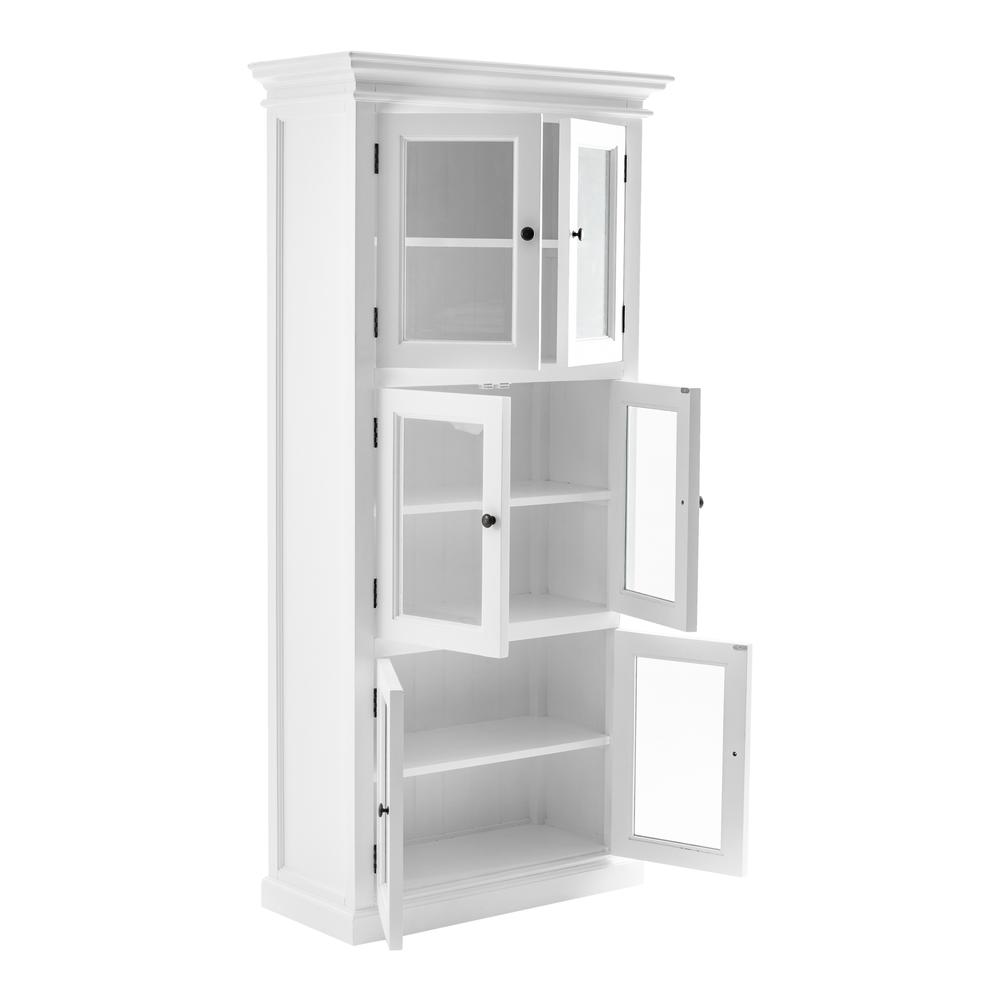 Classic White Three Level Storage Cabinet Classic White. Picture 4
