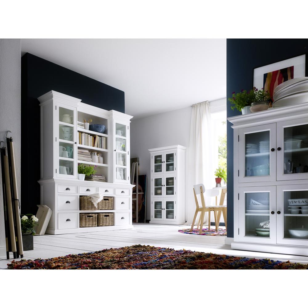 Classic White Two Level Storage Cabinet Classic White. Picture 7