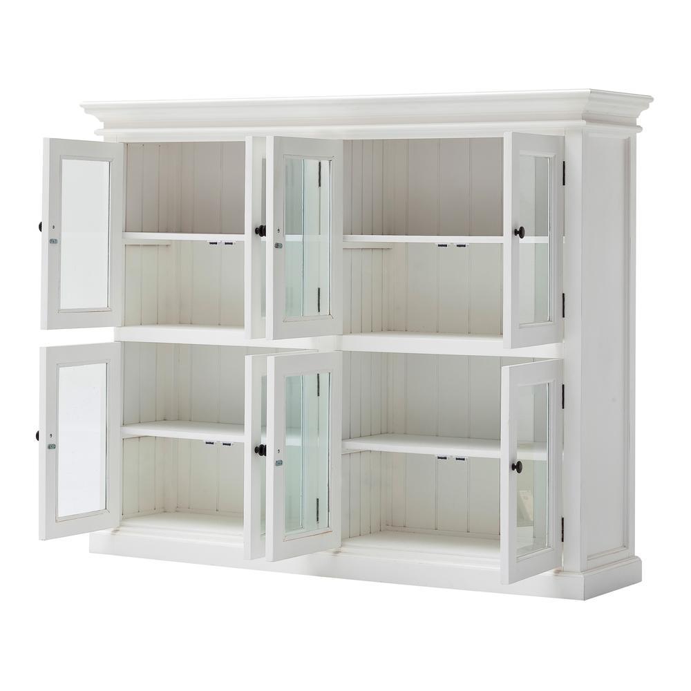 Classic White Two Level Mega Storage Cabinet Classic White. Picture 3